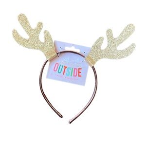{Baby it's cold outside} Reindeer Glitter Antler headband